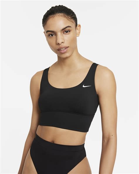 bikini top zwart nike|Womens Nike Black Swimwear.